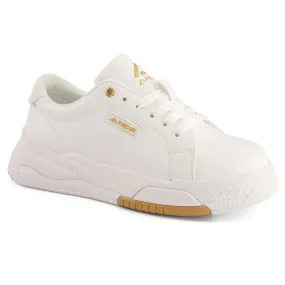 Andrea - Women's Casual Sneakers With Golden Accent