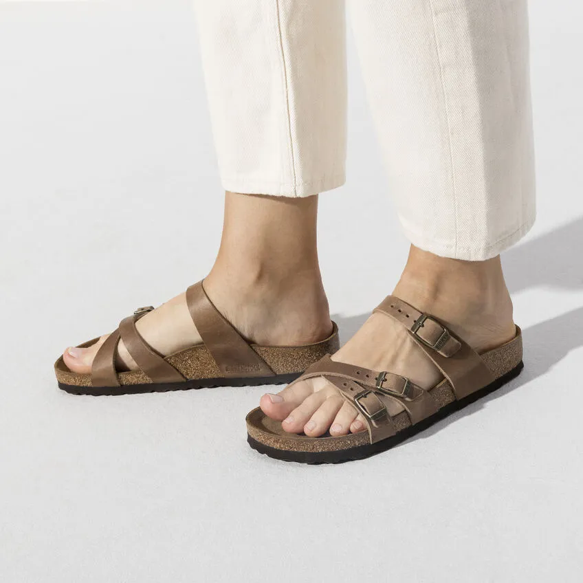 BIRKENSTOCK FRANCA TOBACCO OILED LEATHER