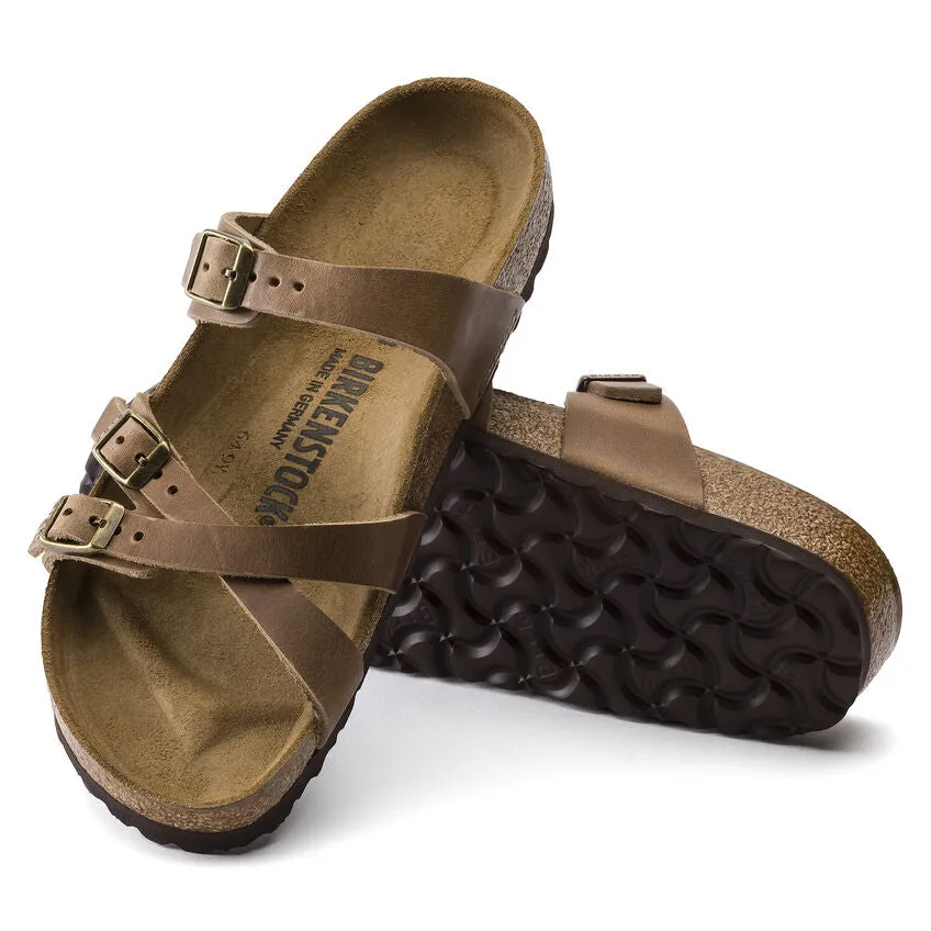 BIRKENSTOCK FRANCA TOBACCO OILED LEATHER