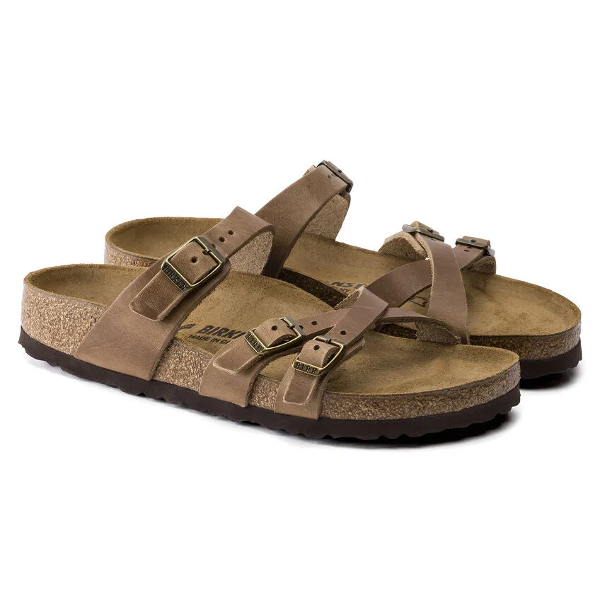 BIRKENSTOCK FRANCA TOBACCO OILED LEATHER