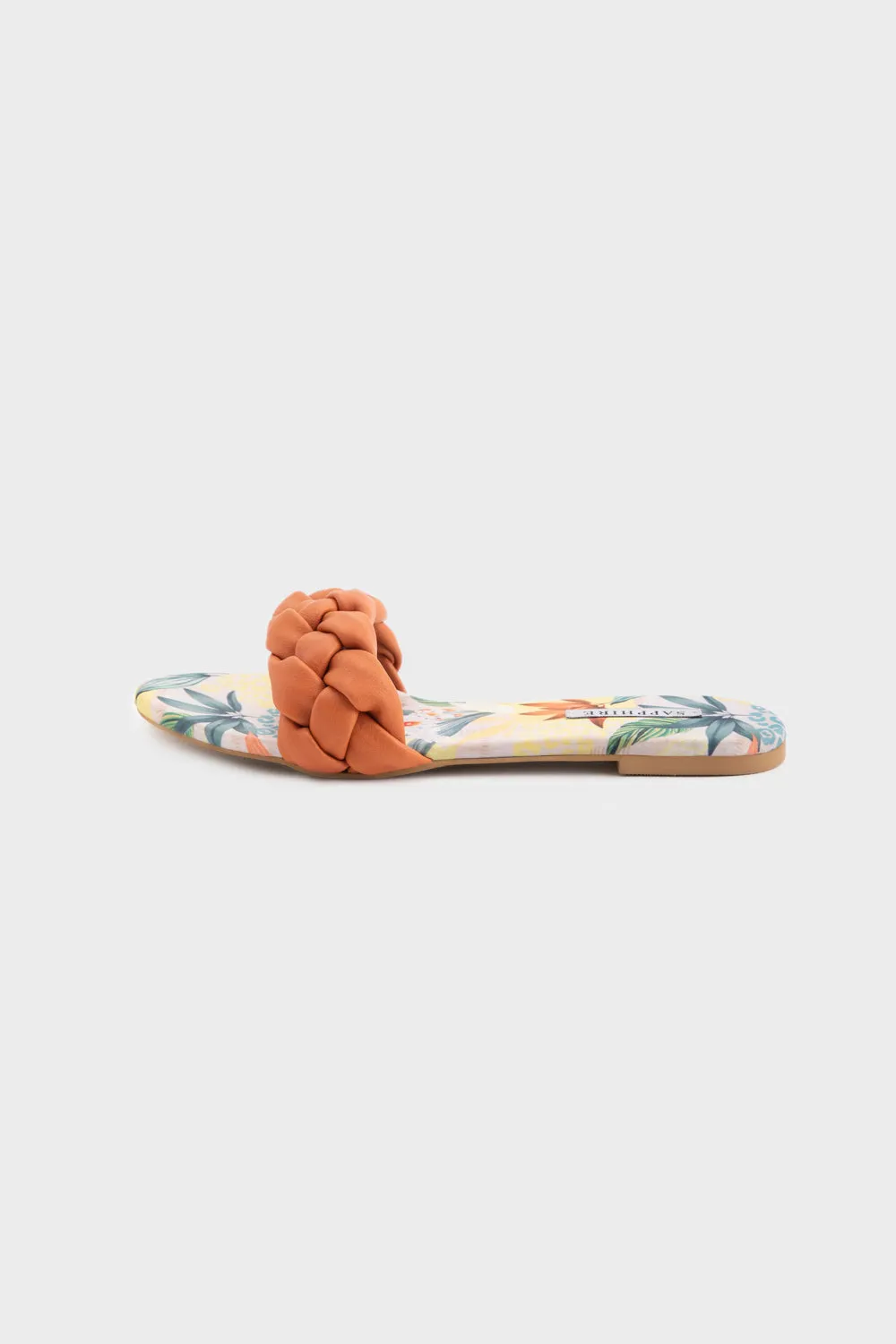 Braided Tan Flats