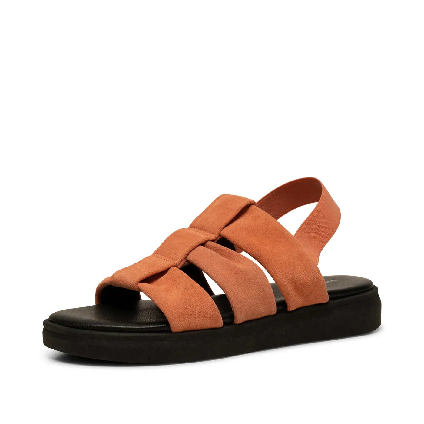 Brenna fisherman suede - ORANGE
