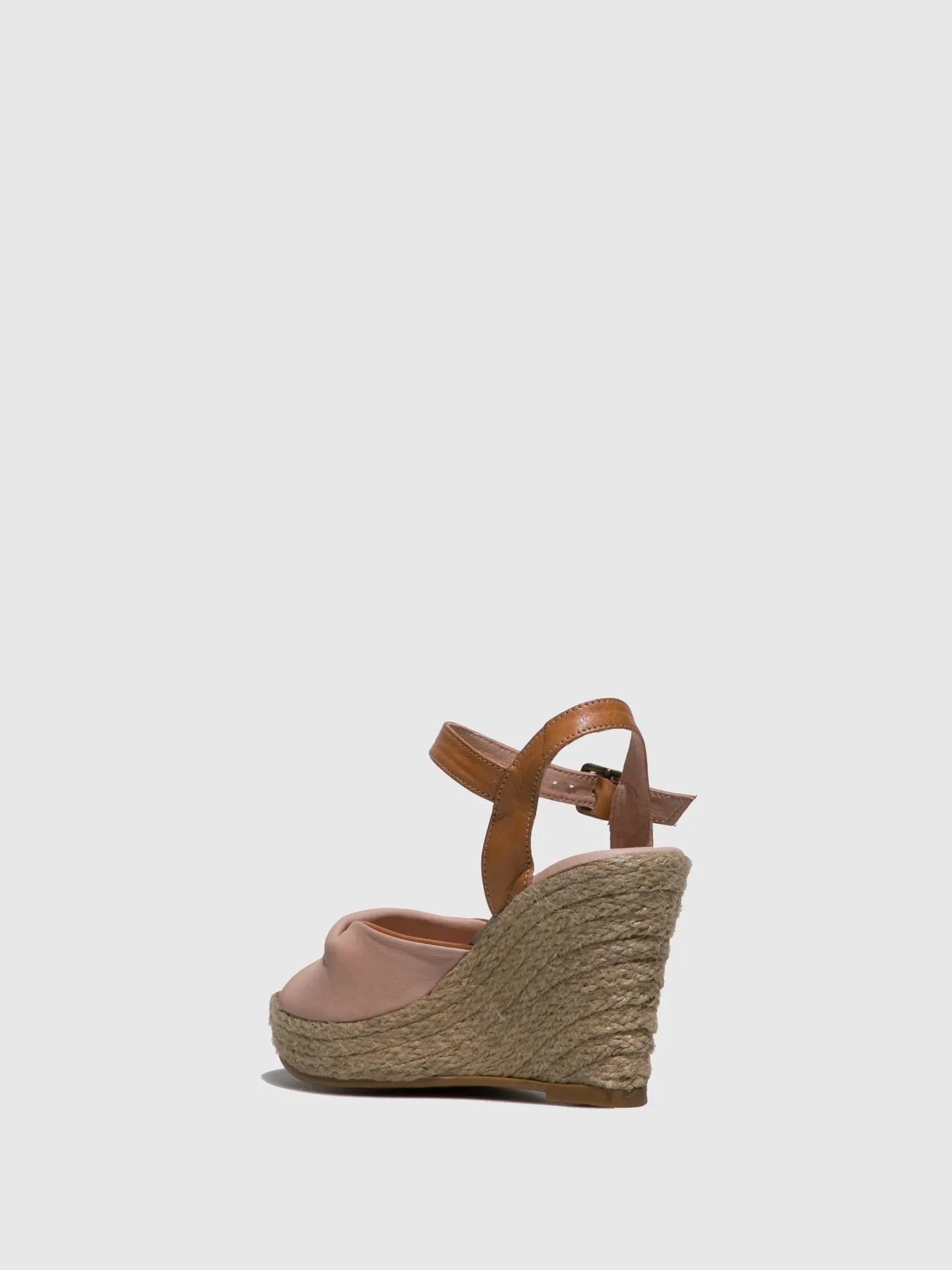 Camel Wedge Sandals