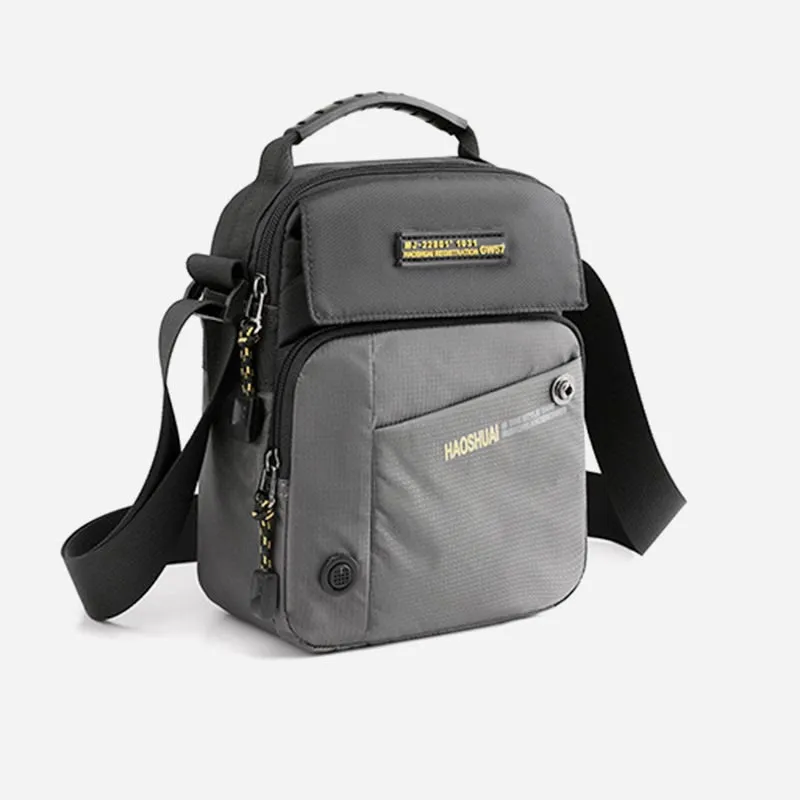 Crossbody Bag For Men Casual Daily Commute Waterproof Nylon Bag