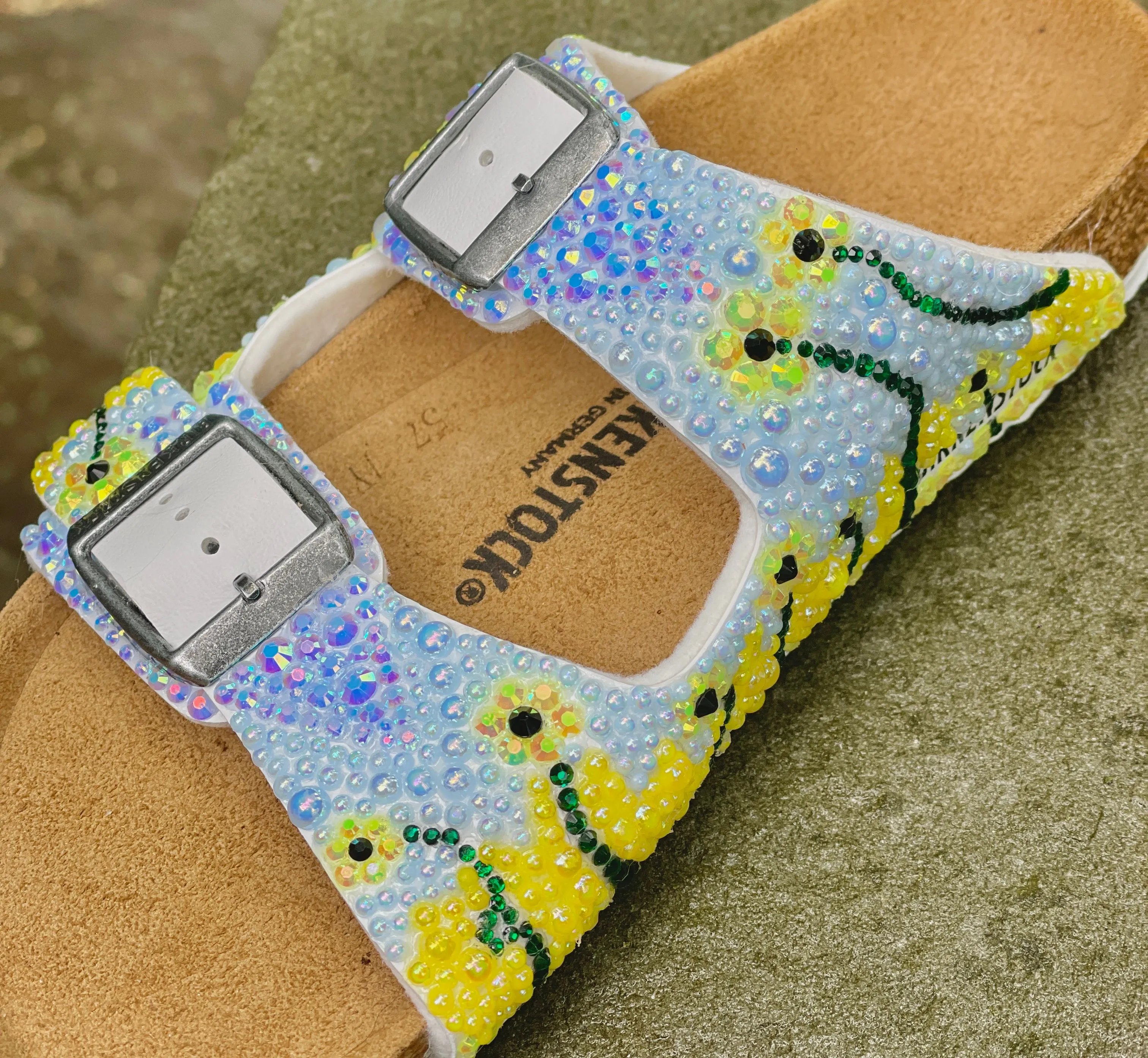 Custom Flower Birkenstock Arizona