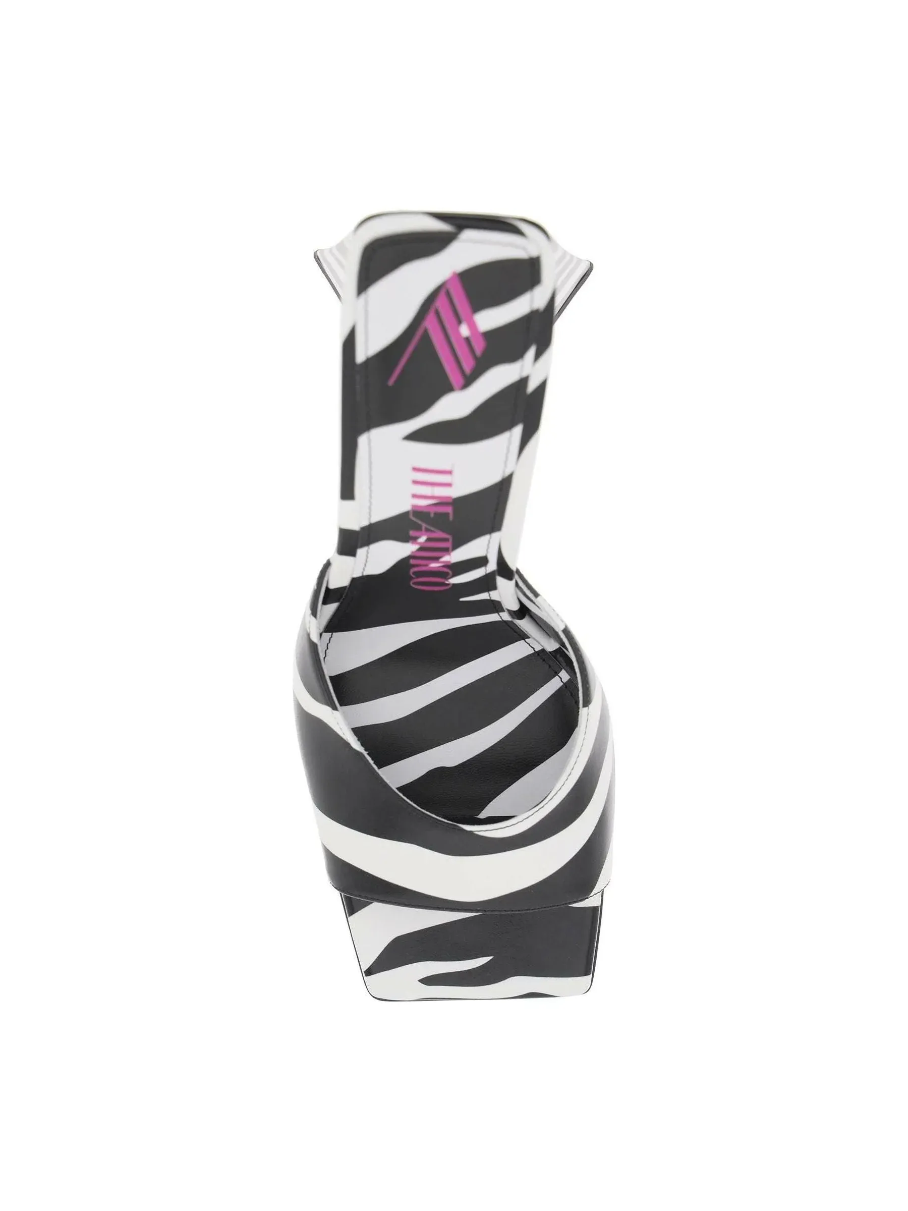 Devon Zebra Striped Mules