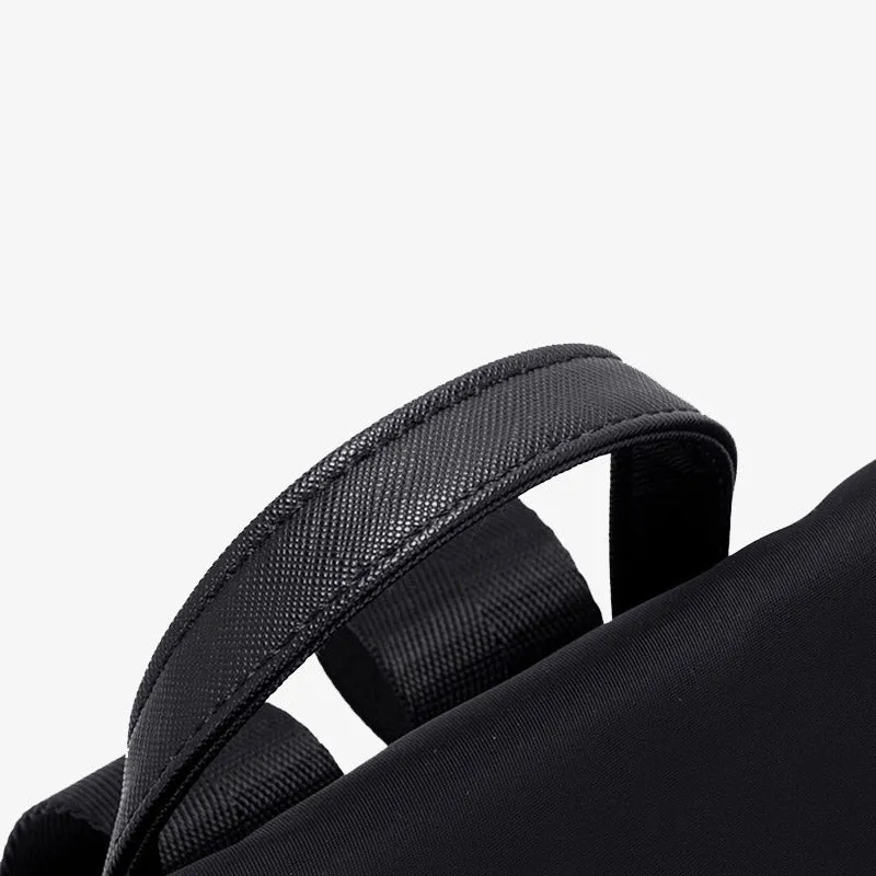 Drawstring Clamshell Backpack For Weekender Minimalist Waterproof Oxford Daypack