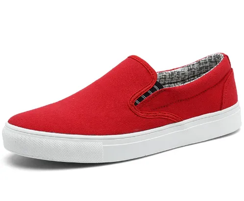 Durable Men's Casual Slip On Canvas Flats