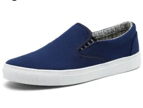 Durable Men's Casual Slip On Canvas Flats