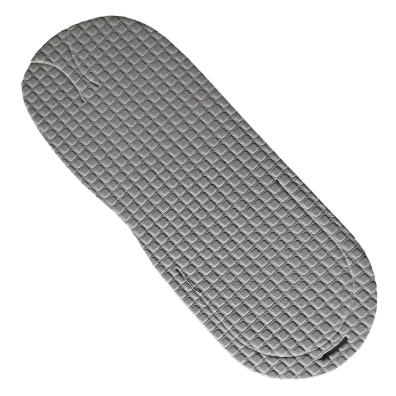 Heart Home Rubber Bathroom Slipper for Men & Women 3 Pair (Grey) 54HH4202.