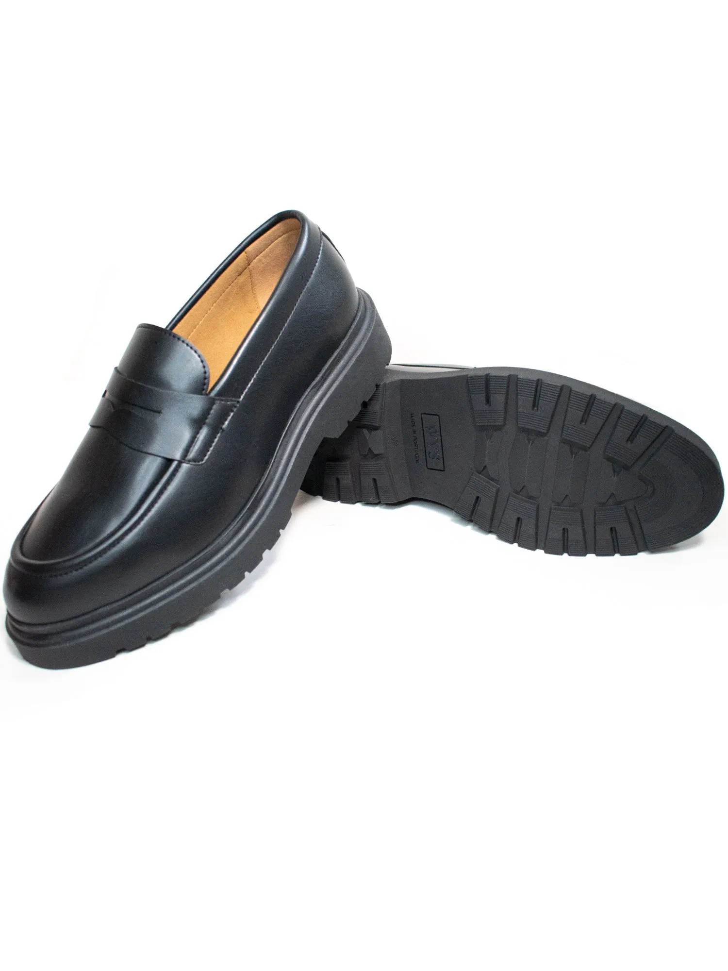 Loafers mit klobiger Sohle