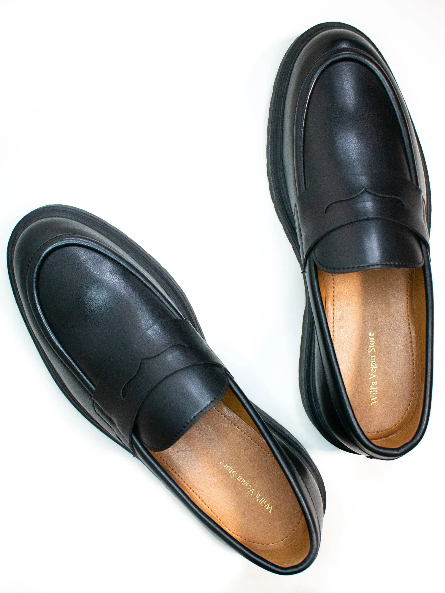 Loafers mit klobiger Sohle