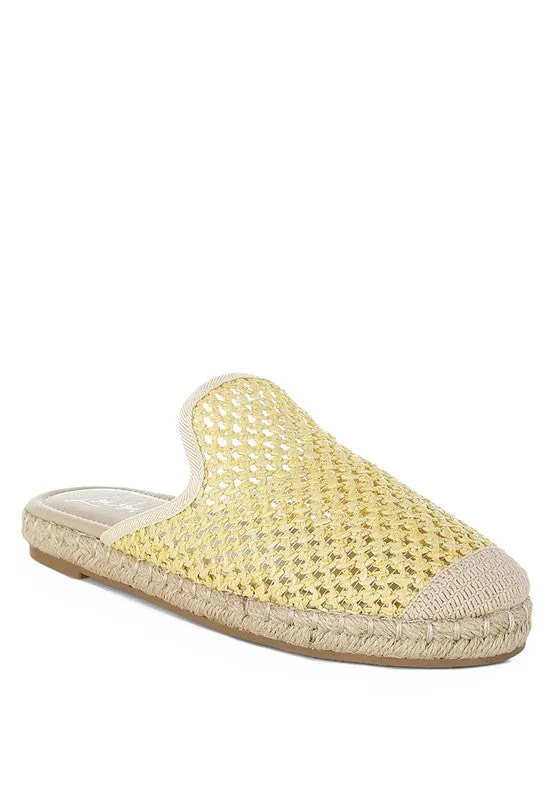 Nongai Raffia Espadrilles Mules for Effortless Summer Style