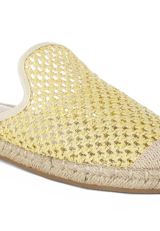 Nongai Raffia Espadrilles Mules for Effortless Summer Style
