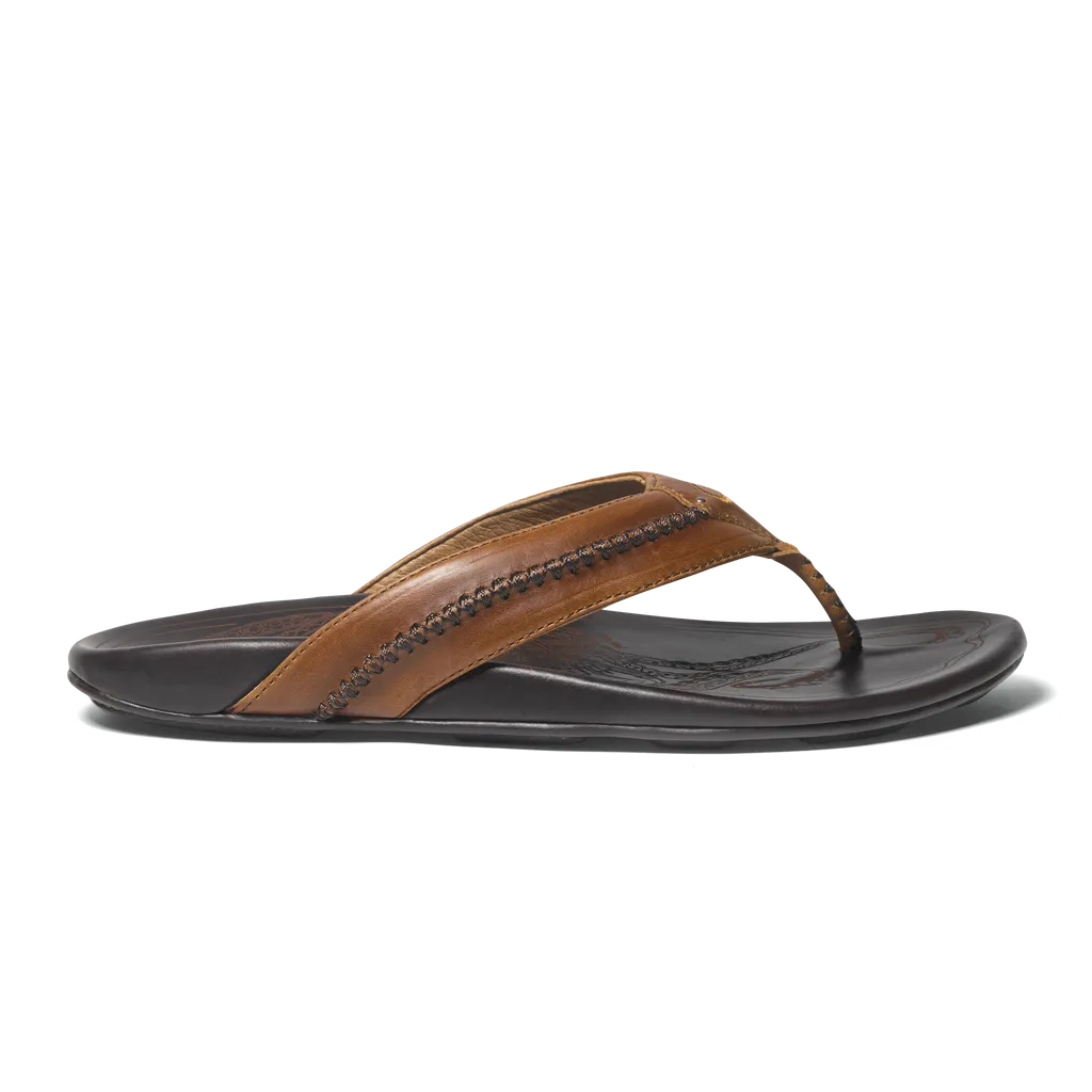 Olukai Mea Ola - Tan/ Dark Java