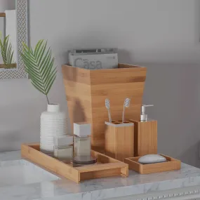 Serenity 5-Piece Bamboo Bath Set
