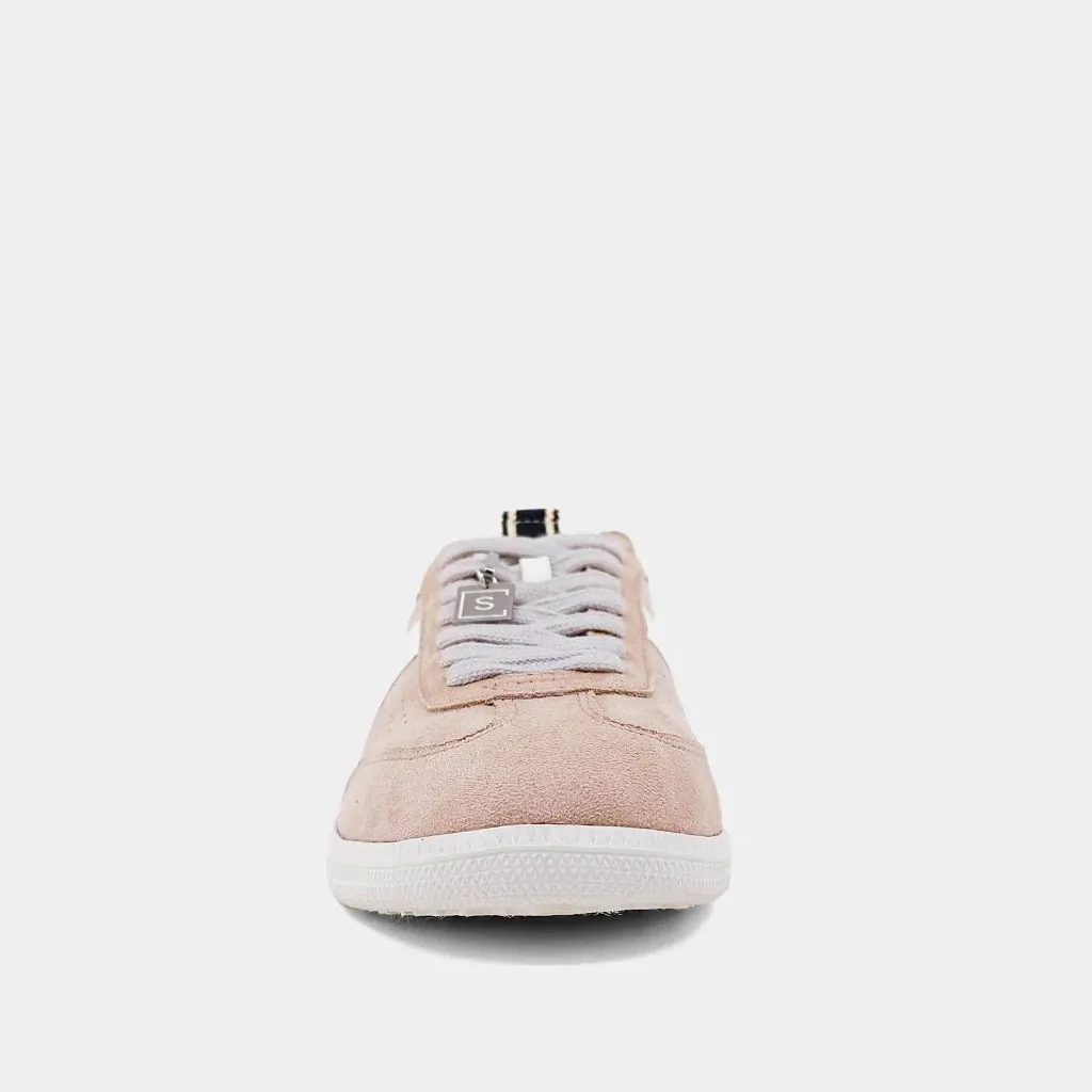 Sydney Suede Taupe Charm Sneakers