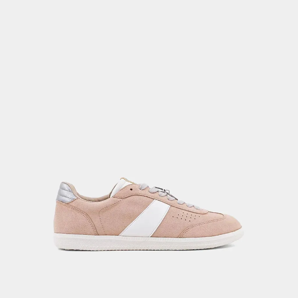 Sydney Suede Taupe Charm Sneakers