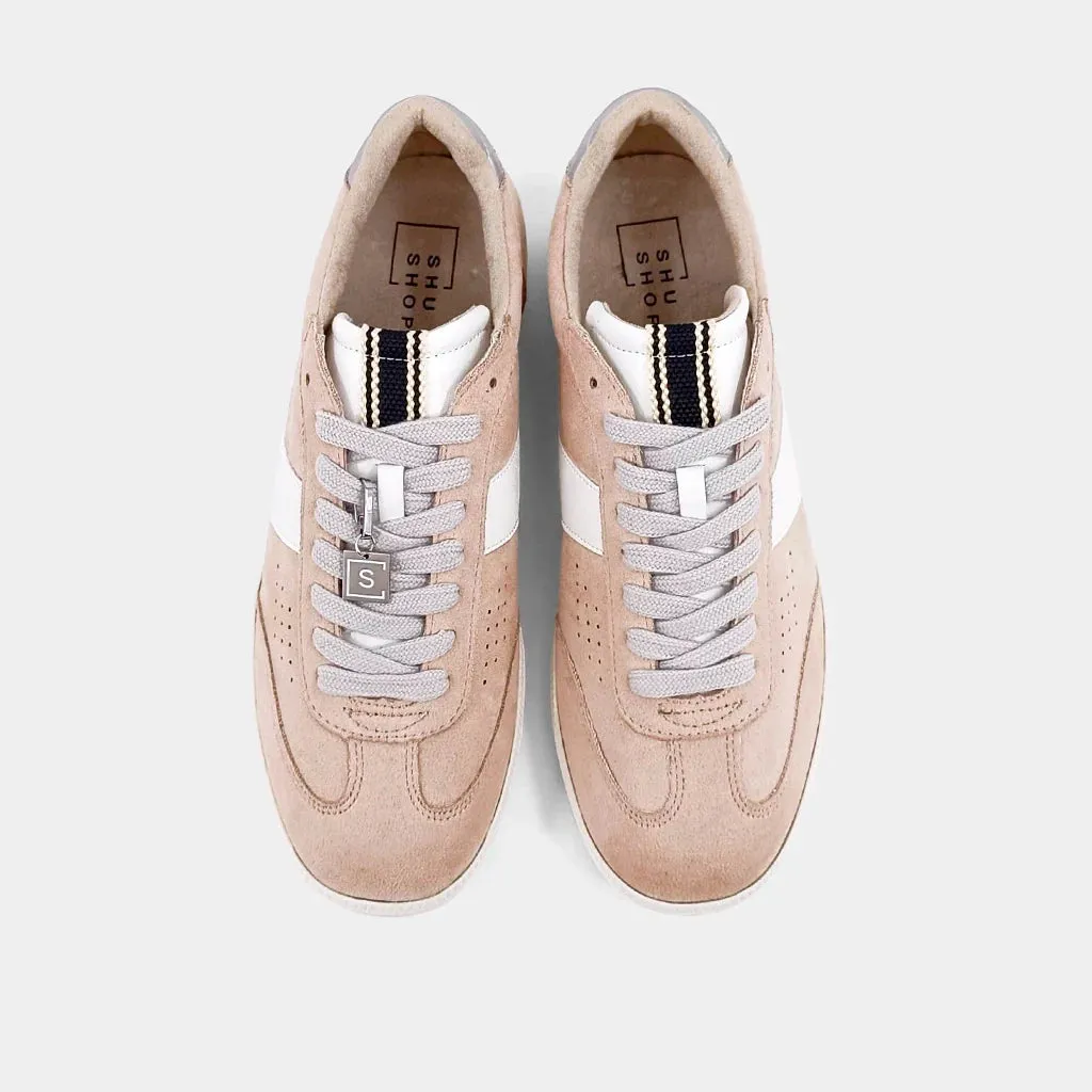 Sydney Suede Taupe Charm Sneakers