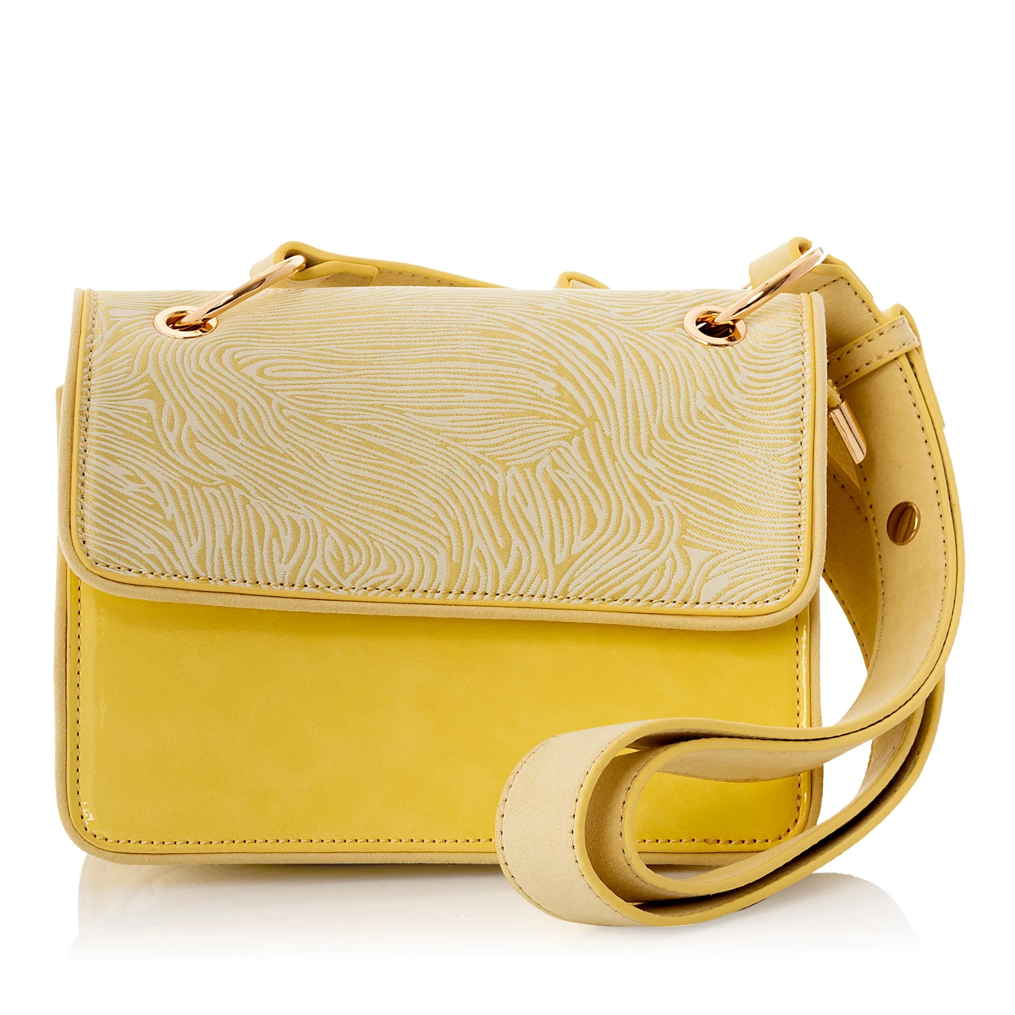 Toledo Banana Cross Body Bag Handbag (Matches Gigi Loafers) by Ruby Shoo