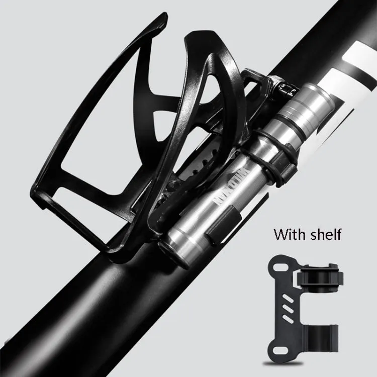 WILD MAN Mountain Road Bike Portable Bicycle Pump Us And French Mouth Universal Pump Mini Basketball Football Pump(Silver)