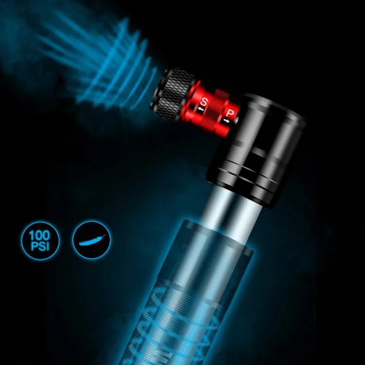 WILD MAN Mountain Road Bike Portable Bicycle Pump Us And French Mouth Universal Pump Mini Basketball Football Pump(Silver)
